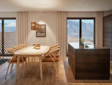Soggiorno - Attico, mansarda in Vendita in Via Castel D'Enna a Montagna sulla strada del vino