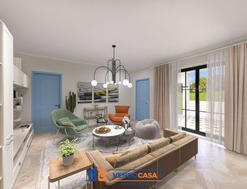 Soggiorno - Villetta a schiera in Vendita in Via Murazzo a Centallo