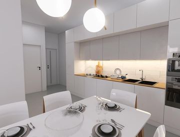 Cucina - Quadrilocale in Vendita in Piazza Aldo Moro 17 a Santhià