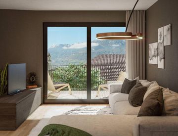 Camera da letto - Attico, mansarda in Vendita in Via Castel D'Enna a Montagna sulla strada del vino