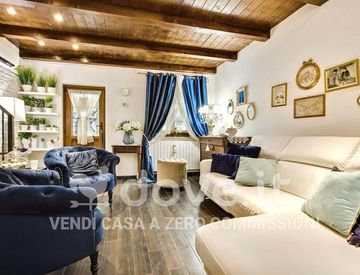 Soggiorno - Villa in Vendita in Via Carlo Alberto 13 a Lacchiarella