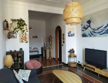 Soggiorno - Appartamento in Affitto in Passo Spartaco Ferradini 14 a Genova