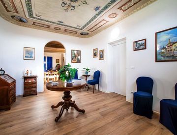 Soggiorno - Casa bifamiliare, trifamiliare in Vendita in Via Grazie 6 a Correggio