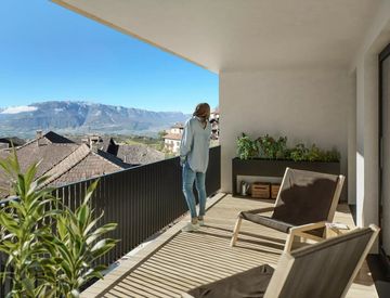 Terrazza - Quadrilocale in Vendita in Via Castel D'Enna a Montagna sulla strada del vino