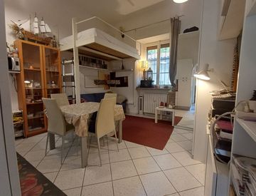 Soggiorno - Monolocale in Affitto in Via Libertà 64 a Concorezzo