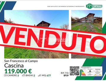 Foto 1 di 35 - Rustico, casale in Vendita in Via San Maurizio 6 a San Francesco al Campo