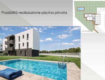 Piscina - Appartamento in Vendita in Via Olivera a San Vendemiano