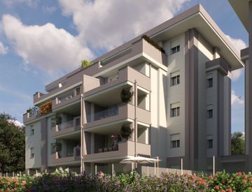 Vista - Nuova costruzione in Vendita in Via Archimede 9 a Castel San Pietro Terme