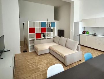 Soggiorno - Bilocale in Affitto in Via Nicola D'Apulia 11 a Milano