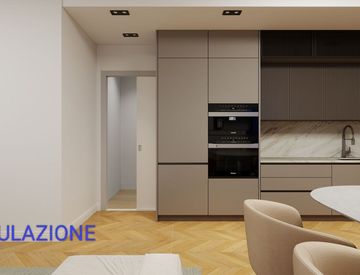 Cucina - Trilocale in Vendita in Vicolo del Laghetto 21 C a Castel Gandolfo
