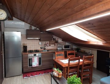 Cucina - Attico, mansarda in Vendita in Corso Verbone a Soldano