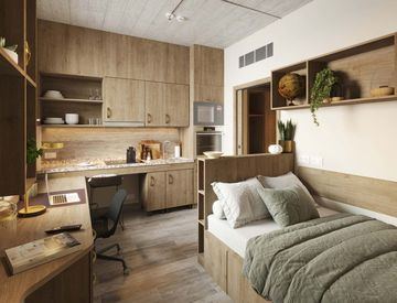 Soggiorno - Monolocale in Affitto in Piazza Emilio Alfieri 5 a Milano