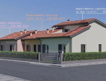 Facciata - Quadrilocale in Vendita in Via dei Boschi a Civitella in Val di Chiana