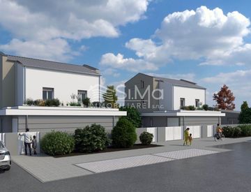 Facciata - Casa bifamiliare, trifamiliare in Vendita in zona Centro a San Pietro in Casale