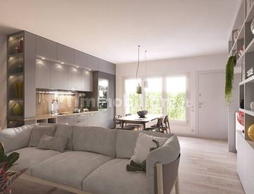 Soggiorno - Casa bifamiliare, trifamiliare in Vendita in Via San Marco a Reggio Emilia