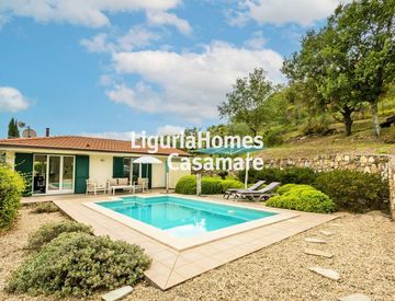Piscina - Villa in Vendita in Via Santa Brigida a Dolcedo