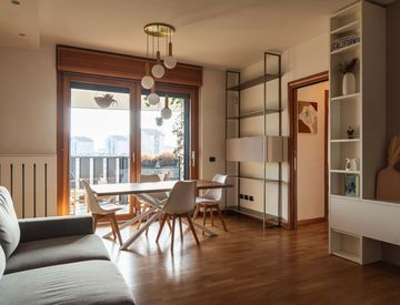 Soggiorno - Trilocale in Affitto in Via delle Forze Armate 250 a Milano