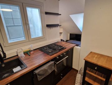 Cucina - Bilocale in Affitto in Via Francesco Ingegnoli 3 a Milano