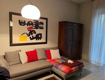 Soggiorno - Bilocale in Affitto in Via Eugenio Carpi 3 a Milano
