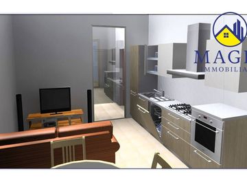 Cucina - Bilocale in Vendita in Via Puglia 4 a San Benedetto del Tronto