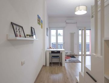 Soggiorno - Monolocale in Affitto in Via Cascina Belcasule 4 a Milano