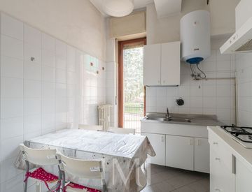 Cucina - Trilocale in Affitto in Via Comacchio 3 a Milano