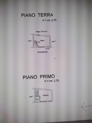 Ufficio in commerciale in Via Maria Montessori 4