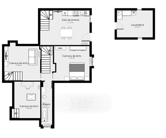 Casa indipendente in residenziale in Via Salara