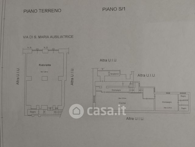 Negozio/locale commerciale in commerciale in Via Santa Maria Ausiliatrice 23