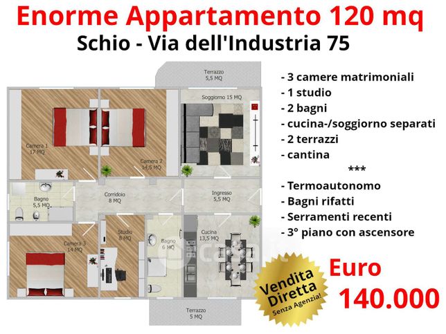 Appartamento in residenziale in Viale dell'Industria 75