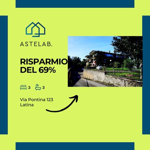 Casa indipendente in residenziale in Via Pontina 123