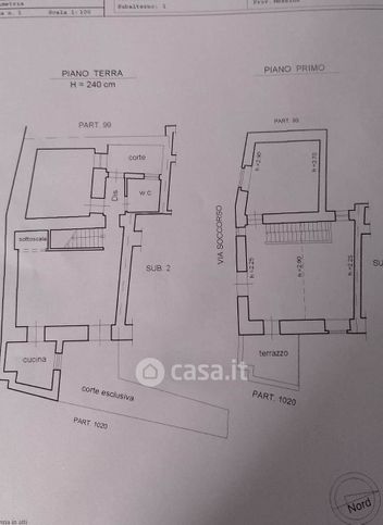 Casa indipendente in residenziale in Via Soccorso