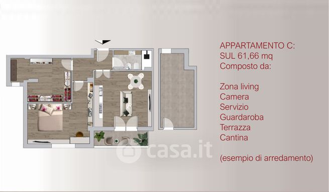 Appartamento in residenziale in Via Claudio Monteverdi