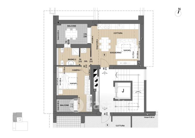 Appartamento in residenziale in Via Giuseppe Garibaldi 7