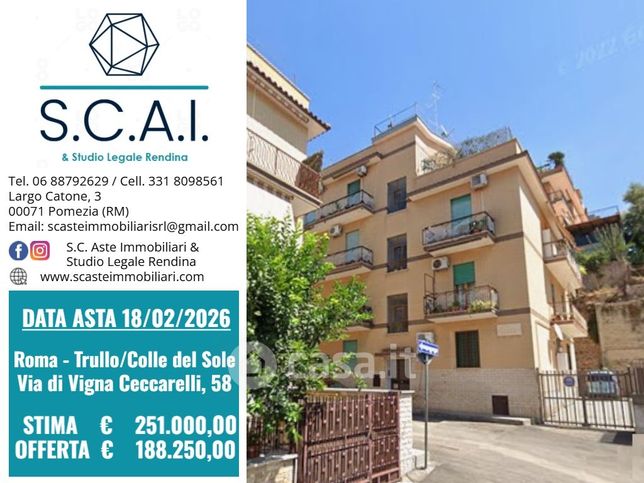 Appartamento in residenziale in Via di Vigna Ceccarelli 58