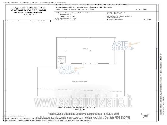 Ufficio in commerciale in Via Gran Sasso