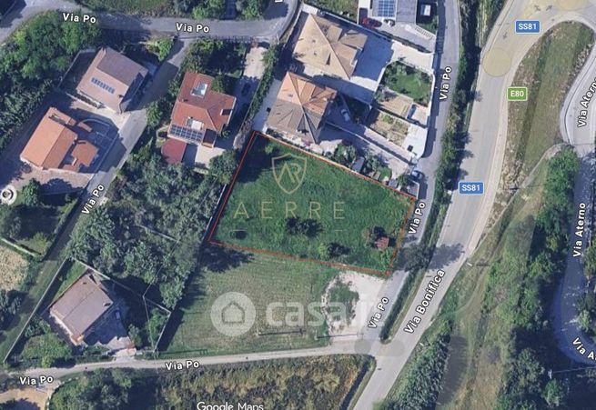 Terreno edificabile in residenziale in Via Po