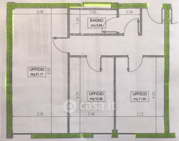 Ufficio in commerciale in 