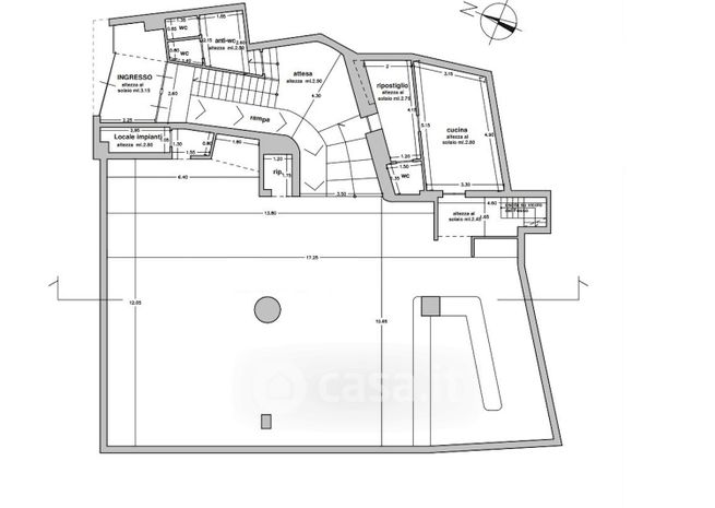 Negozio/locale commerciale in commerciale in Via dei Volsci