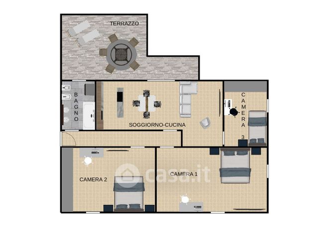 Appartamento in residenziale in Via Cesare Betteloni