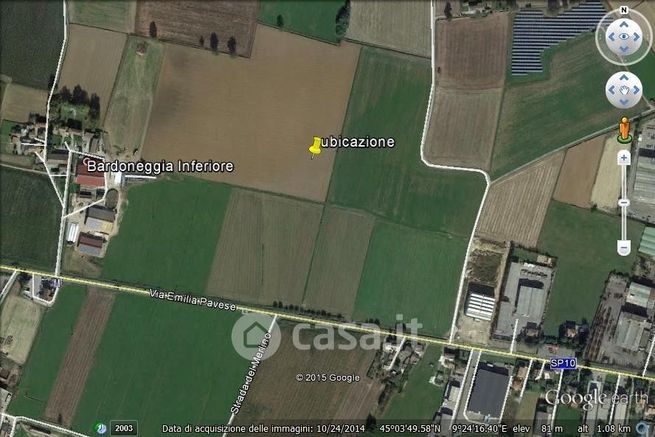 Terreno agricolo in commerciale in Via Emilia Pavese 85 A