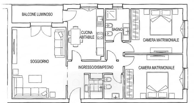 Appartamento in residenziale in San pellegrino