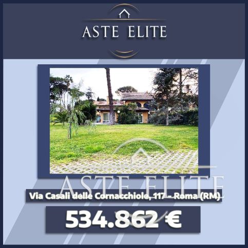 Villetta a schiera in residenziale in Via Casali delle Cornacchiole 117