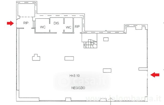 Ufficio in commerciale in Via Cadore 6