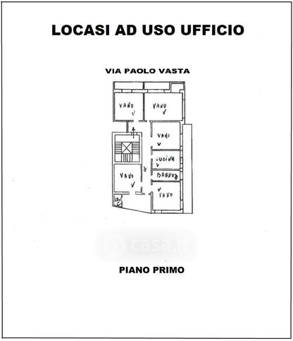 Ufficio in commerciale in Via Paolo Vasta