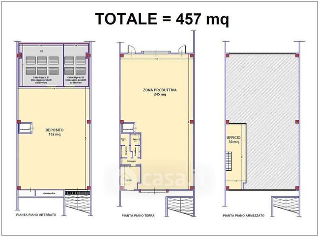 Capannone in commerciale in 