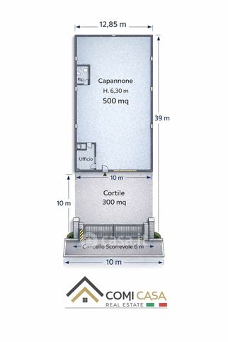 Capannone in commerciale in 