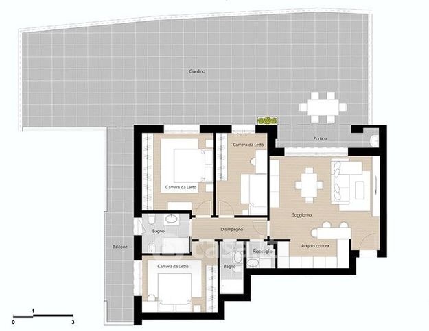 Appartamento in residenziale in Via Aremogna