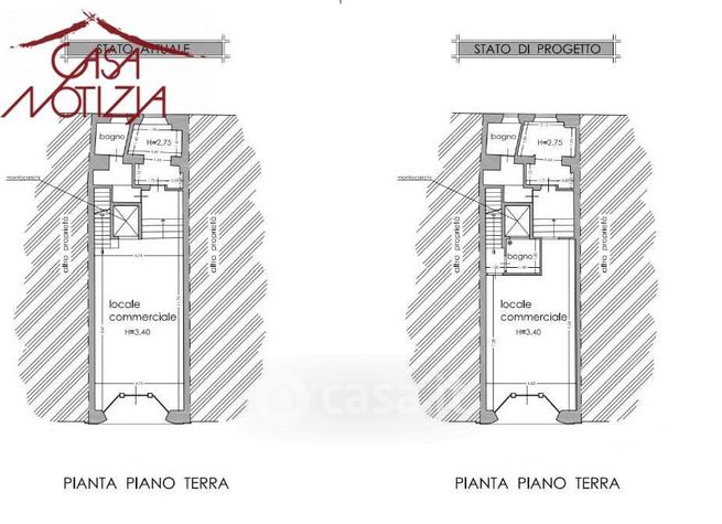 Attività/licenza (con o senza mura) in commerciale in Piazza Napoleone