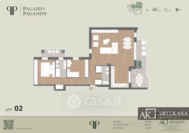 Appartamento in residenziale in Via Pietro Paganini 8